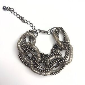 Vintage Elegant Silver Chain Link Bracelet